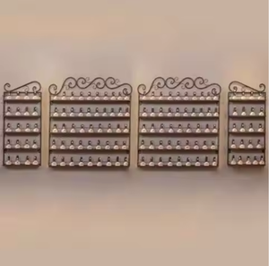 2025 Daisy support mural pour vernis à ongles 5 couches affichage suspendu ultime fer forgé métal moderne chambre centre commercial hôtel appartement - Product Image 4