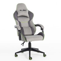 Chaise de jeu professionnelle pour l'e-sport, siège de course en velours doux avec système de soutien confortable, chaise de jeu personnalisée