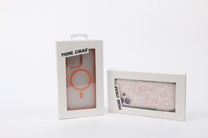Wholesale Price Custom Logo and Color Recyclable Hanging Packaging Phone Case with Clear <b>Window</b> and Embossing for Mobile Phone - Product Image 1