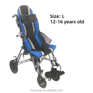 Misura pediatrica regolabile profondità del sedile e angolo dello schienale e altezza poggiapiedi paralisi cerebrale <span class=keywords><strong>passeggino</strong></span> per esigenze speciali CP bambino - Product Image 5