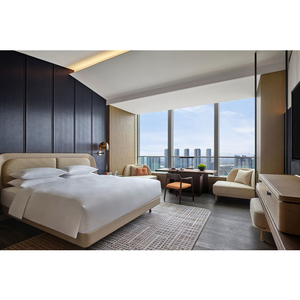 Meubles d'hôtel en bois massif de frêne Andaz Nanjing Hexi 3-5 étoiles, sur mesure, ensembles de chambre d'hôtel, ensembles de meubles de restaurant d'hôtel - Product Image 1