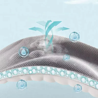 Semelles intérieures de sport en mousse à mémoire de forme PU, technologie 4D Cloud, respirantes, absorption des chocs, confort, souples pour chaussures