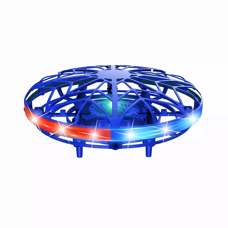 衝突防止フライングUFOおもちゃボール超高輝度LEDミニ誘導サスペンションハンドコントロールドローンリモコン航空機