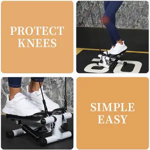 Portable Fitness Stepper Equipment Machine for Whole Body Workout Mini Stepper Exercise Machine