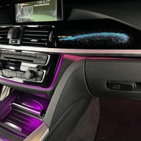 Éclairage d'ambiance pour BMW F36 Série 3 Série 4 F30 F34 3GT Auto 64 couleurs, accessoires décoratifs dynamiques pour l'intérieur de la voiture