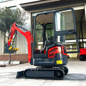 รถขุดขนาดเล็กสำหรับใช้ในบ้าน พร้อมบูมสวิง น้ำหนัก 1.8 ตัน รถขุดตีนตะขาบแบบมีห้องโดยสาร มาตรฐาน EPA EURO 5 เครื่องยนต์ดีเซล ราคาถูก - Product Image 2