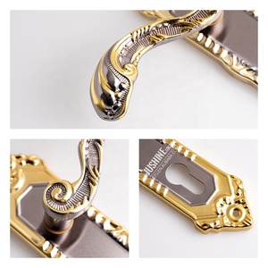 Maniglie per Porte in Alluminio e Ferro dal Design Moderno Europeo, Fissaggio a Vite, Maniglia per <span class=keywords><strong>Porta</strong></span> del Bagno - Product Image 3