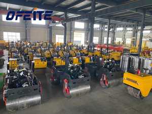 Профессиональный, заводская цена, 1000 кг, 1 тонный дизельный двигатель, мини-уплотнитель, дорожный каток, небольшой аттракцион, Вибрационный дорожный каток для продажи - Product Image 6