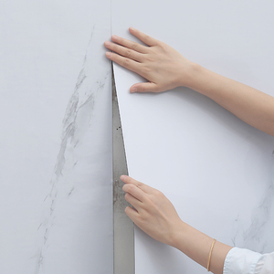 Self <strong>Adhesive</strong> Wall Panel Factory Supply Waterproof Wallpaper Peel and Stick 0.6*<strong>3m</strong> Thickness 2mm Marble PVC Wall Panel - Product Image 3