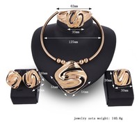 Ensemble de bijoux de fête, parure de bijoux de dubaï, haute qualité, plaqué or 18k, 20 pièces