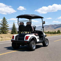 Voiturette de golf électrique fiable de haute qualité, 2 places, compacte, performante, avec batterie, pour les excursions