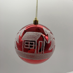 MONDECASA-bola de <span class=keywords><strong>navidad</strong></span> de diferentes tamaños, cristal grabado, <span class=keywords><strong>bolas</strong></span> de <span class=keywords><strong>navidad</strong></span> <span class=keywords><strong>rojas</strong></span> de lujo - Product Image 3
