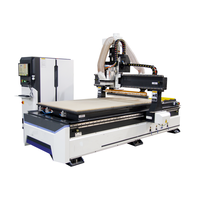 Machine de gravure sur bois 3D automatique 1530 1325 ATC CNC Router Syntec pour le travail du bois, le MDF composite, les armoires de cuisine et les meubles