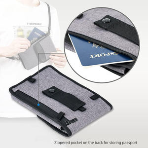 กระเป๋าใส่โทรศัพท์มือถือแบบคาดเอว กระเป๋าคาดลำตัวพร้อมสายสะพายไหล่สำหรับสมาร์ทโฟน กระเป๋าใส่พาสปอร์ตและกระเป๋าสตางค์ - Product Image 5