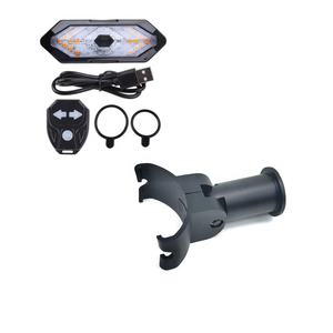 Luz de dirección King Sunny Arrow para <span class=keywords><strong>Xiaomi</strong></span> M365 <span class=keywords><strong>1S</strong></span>, piezas de patinete eléctrico, lámpara de giro segura con soporte, accesorios para Escooter - Product Image 1