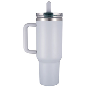 Never Miss Sip This Combo <span class=keywords><strong>de</strong></span> pajita con mango <span class=keywords><strong>de</strong></span> vaso al vacío <span class=keywords><strong>de</strong></span> acero inoxidable <span class=keywords><strong>de</strong></span> 40oz para uso en Escritorio <span class=keywords><strong>de</strong></span> senderismo. 12-24 horas frío caliente - Product Image 2