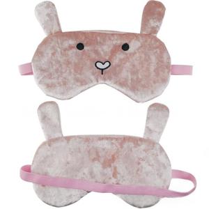 Mascherina per Occhi in Peluche Corto Personalizzata con Ricamo Beckon, Regalo di Benvenuto per Lei per San Valentino - Product Image 1
