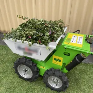 รถเข็นไฟฟ้าบรรทุกของขนาด 300 กก. สำหรับงานสวน รถดัมพ์ขนาดเล็ก รถเข็นไฟฟ้าสำหรับงานเกษตร รถเข็นคอนกรีต กำลังสูง ลดราคาพิเศษ - Product Image 4