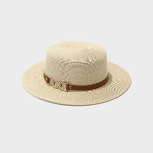 JAKIJAYI Brand UPF 30 + حماية من الشمس بالجملة قبعة الشاطئ الصيفية قبعة ورقية Boater النساء - Product Image 4