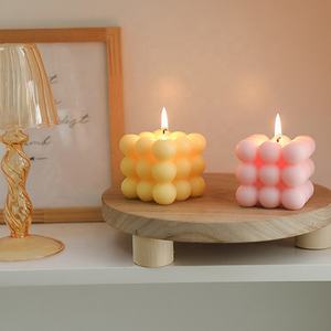 Vela Aromática en <span class=keywords><strong>Cubo</strong></span> Geométrico <span class=keywords><strong>Rubik</strong></span>'s <span class=keywords><strong>de</strong></span> Cera <span class=keywords><strong>de</strong></span> Soja, Velas Perfumadas para Decoración del Hogar - Product Image 3