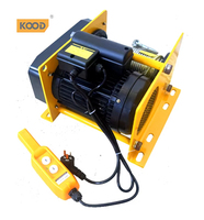 Petit treuil électrique vertical capacité 100kg/1T/2T nouveau palan à moteur à vis sans fin en acier tonne traction rapide traction remorquage chaîne élingue