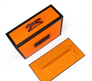 Handmade Eco-Friendly Foldable Cardboard <b>Gift</b> Tote <b>Box</b> Handle Design-Vietnam for Certified Custom Size Available Luxury - Product Image 6