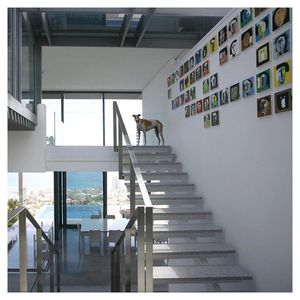 <span class=keywords><strong>Escalier</strong></span> Prima en matériaux mixtes <span class=keywords><strong>bois</strong></span>, verre, pierre, <span class=keywords><strong>métal</strong></span> : créez des escaliers au design unique et combiné - Product Image 4