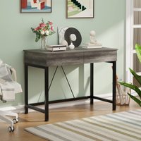 Vente flash - Bureau d'ordinateur moderne et simple de style américain avec tiroirs pour la maison et le bureau