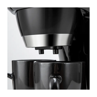 Cafetière automatique à double tasse, petite cafetière goutte à goutte tout-en-1 pour bureau à domicile, hôtel, café américain du Moyen-Orient