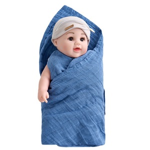 2025 vente chaude imprimé câlin sommeil sommeil <span class=keywords><strong>Pod</strong></span> couverture 100% coton mousseline bébé sommeil - Product Image 4