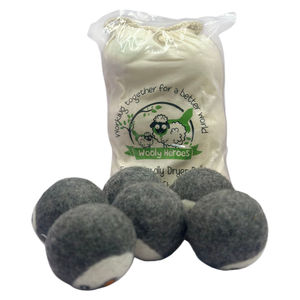 Boules de <span class=keywords><strong>laine</strong></span> biologiques en gros pour la lessive, 6 packs, grandes boules de <span class=keywords><strong>laine</strong></span> personnalisées pour chat - Product Image 3