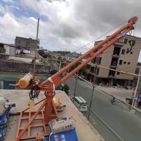 Mini-grue extérieure 220 V à rotation à 360 degrés, capacité 1000 kg