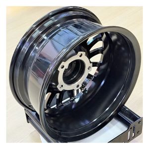 Llantas de Aleación Negras Brillantes para Automóviles, 16x7.5 20x8 5x120 5x160 6x120 para <span class=keywords><strong>Ford</strong></span> <span class=keywords><strong>Transit</strong></span> Custom - Product Image 4