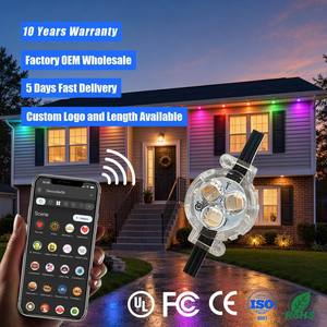 12V 24V 36V Rgbw Gemstone Permanent Christmas Lighting 30MM IP68 Waterproof Outdoor Eave Pixel <b>Point</b> <b>Lights</b> - Product Image 1