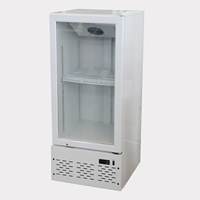 Réfrigérateur commercial vertical pour boissons, vitrine réfrigérée à porte simple, refroidissement par compresseur d'air