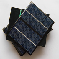 Panel surya silikon polikristalin 1.5W, ukuran kecil 18V modul PV sel surya 115*90MM untuk halaman cahaya Pendidikan Kit PERC