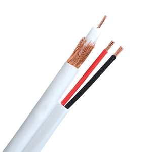 สายเคเบิลโคแอกเชียล CCTV Rg6 2c พร้อมสายไฟ 305 ม. หุ้มด้วย PVC สำหรับควบคุมอุปกรณ์สื่อสาร - Product Image 2