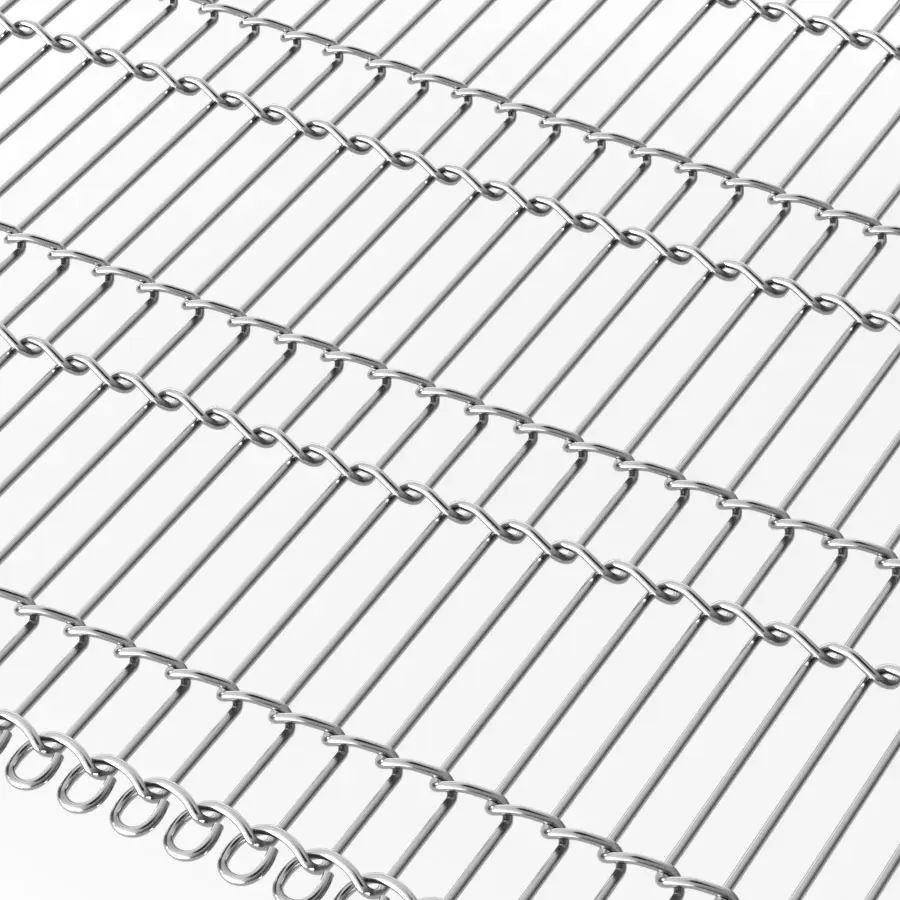 high quality food grade stainless steel metal wire mesh belt for furnace pizza oven conveyor belt flat flexible belt