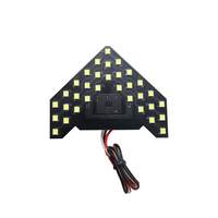 Feu de signalisation latéral de rétroviseur de voiture, clignotant LED rouge et jaune, lampe stroboscopique, feux de positionnement intérieurs pour automobile