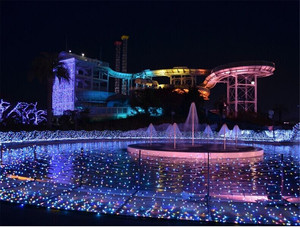 Gratis Verzending Vakantie Pauw <span class=keywords><strong>Mesh</strong></span> Netto String Lichte Kerst Decoratie Ip44 Rated Led Fairy Garland Voor Nieuwjaarscadeau Festival - Product Image 6