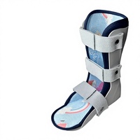 Attelle de cheville et de mollet LB pour enfants, support de remplacement de la chaussure de plâtre, attelle de marche pour membre inférieur en polyester