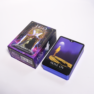 Tarocchi originali in stile antico su misura con tarocchi con scatola e libretto di buona qualità buleFoil all'ingrosso tarocchi stampati - Product Image 4