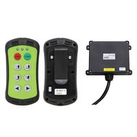 Télécommande sans fil industrielle A600 LCC DC10-30V pour remorque à benne basculante, rampe, treuil, grue avec portée de 100 m, protection IP66