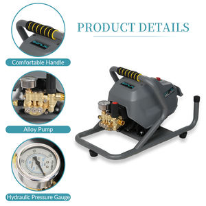 آلة غسيل سيارات محمولة أوتوماتيكية بالكامل بقوة 1450 رطل لكل بوصة مربعة، آلة تنظيف كهربائية تجارية عالية الضغط - Product Image 2