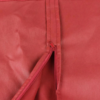 Bedruckte Lange Hochzeitskleid-Tasche Vliesstoff Kleidersack mit Reißverschluss für Herren Faltbare Kleiderhülle Aufbewahrungstasche