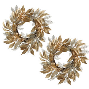 कृत्रिम सोने के फूलों के लिए शादी की पुष्पचक्र की आपूर्ति - Product Image 6