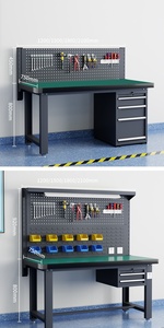 Banco de Trabajo Resistente Antiestático Personalizable ZHY-63 1200x750x1800mm con 2 Cajones con Cerradura y Capacidad de Carga de 1500kg para Taller - Product Image 5