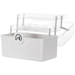 Three-Layer Multipurpose <b>Storage</b> Box Sundries Organizer Medicine Box Family First Aid Box Home Medicine Kit - Product Image 1