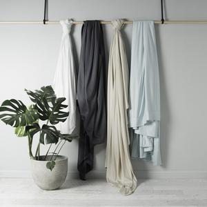 Bán buôn Vua Kích thước tấm Tre Bộ đồ giường đặt chúng tôi sateen phong cách tấm ga trải giường sợi tre - Product Image 4