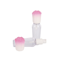 Emballage personnalisé en gros de flacons cosmétiques vides en PETG pour fond de teint, avec flacon souple pour mélange poudre et liquide